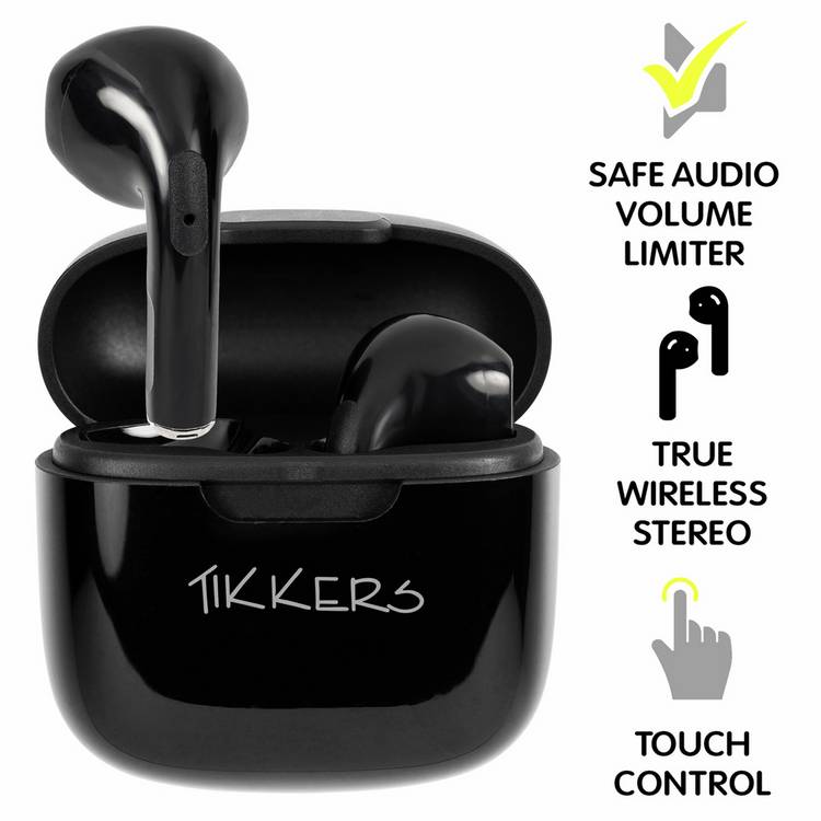 Tikkers Teen Series 13 Black smartwatch and earbuds set - British product