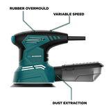 McGregor 300W orbital sander with hook-and-loop disc, UK version