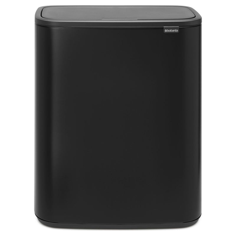 Brabantia Bo 60L touch bin matt black, UK version