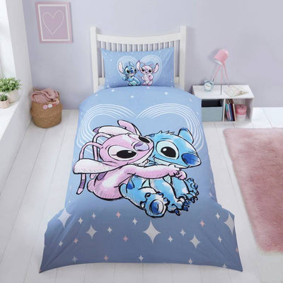 Argos Disney Stitch & Angel Lilac Toddler Bedding Set 120x150cm- Buy online at McGrocer