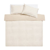 Habitat Gingham Seersucker neutral single bedding set, imported from the UK