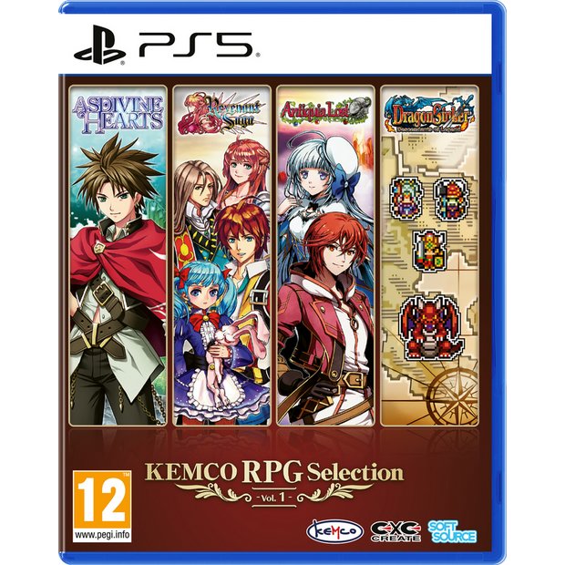 KEMCO RPG Selection Vol. 1 game disc for PS5, UK version