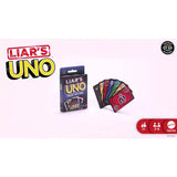 UNO Liar's card game for family parties (British brand)
