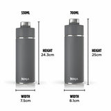 Ninja Thirsti Grey travel bottle 700ml, UK version