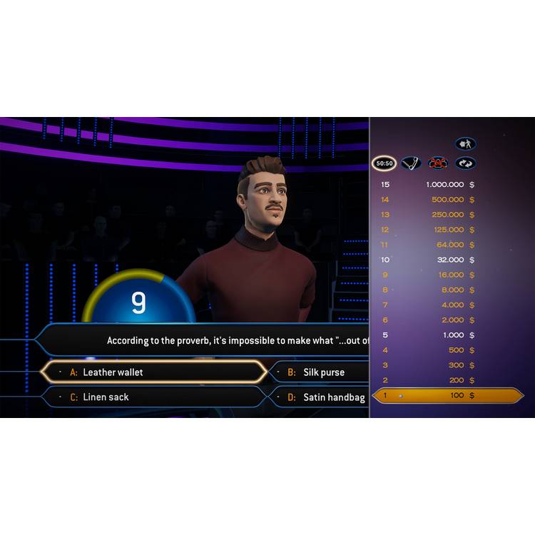 Who Wants to Be a Millionaire Final Answer Edition PS5 game, UK version