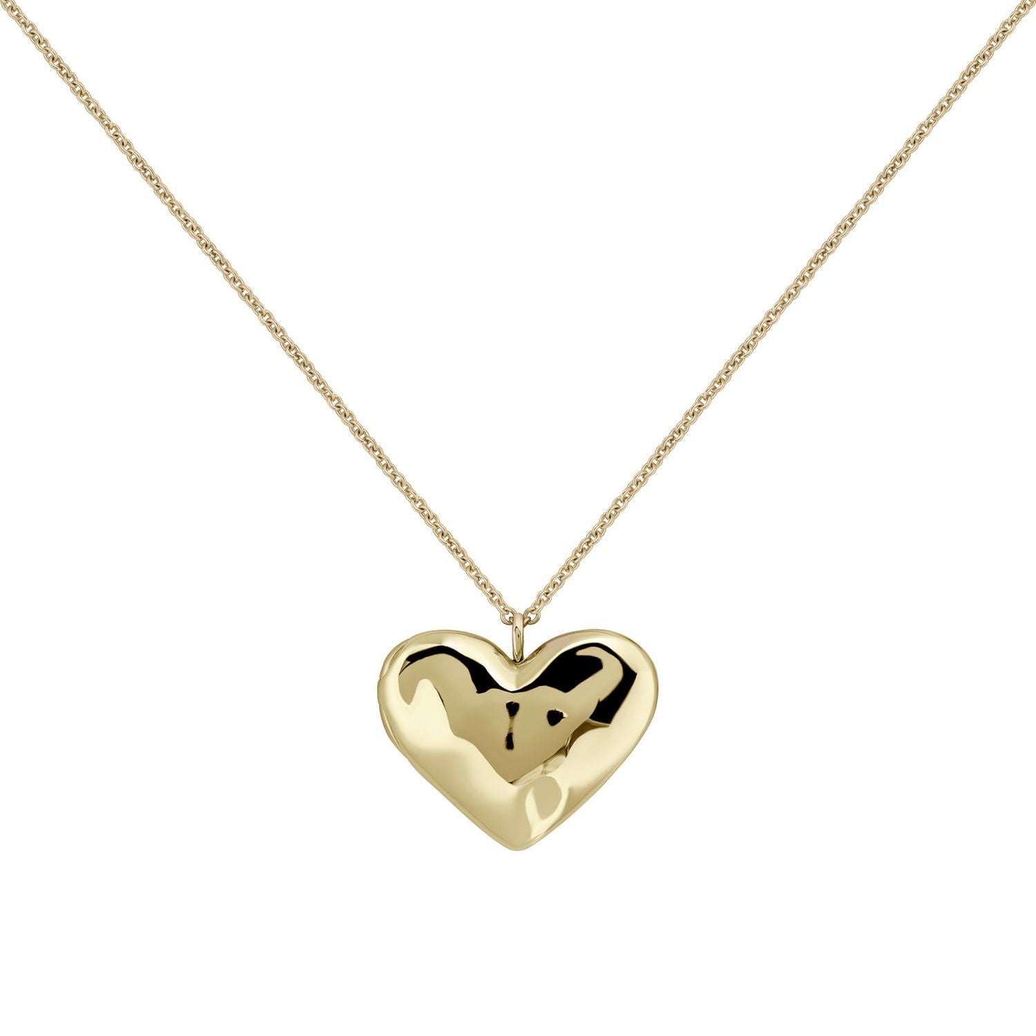 Radley hammered heart pendant necklace 60cm (British brand)