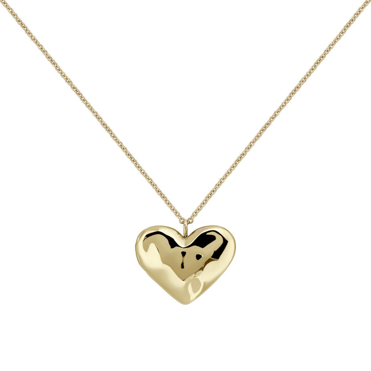 Radley hammered heart pendant necklace 60cm (British brand)