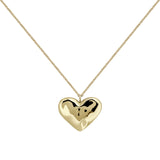Radley hammered heart pendant necklace 60cm (British brand)