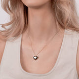 Radley hammered heart pendant necklace 60cm (British brand)