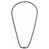 Armani Exchange men's gunmetal stainless steel chain 50cm - British product