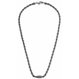 Armani Exchange men's gunmetal stainless steel chain 50cm - British product