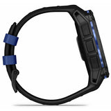 Garmin GPS smart watch Black and Bolt Blue 50mm - British product