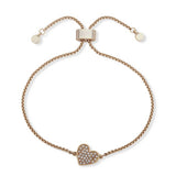 DKNY gold plated heart slider bracelet, imported from the UK