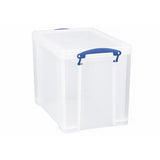 Really Useful plastic storage box clear 24L, imported from the UK