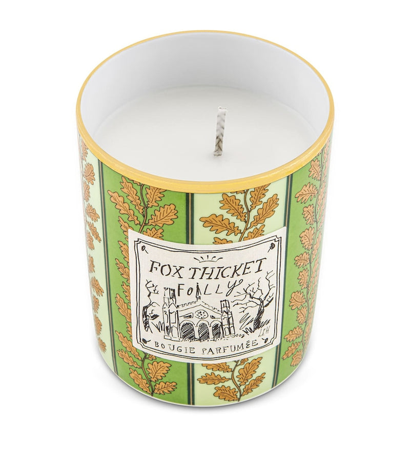 GINORI 1735 scented candle with smoky cedarwood and oakwood fragrance, 538g, UK version