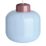 Habitat blue glass lampshade 24cm, UK version