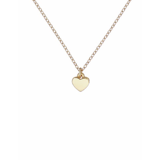 Ted Baker gold tone heart pendant necklace - British product