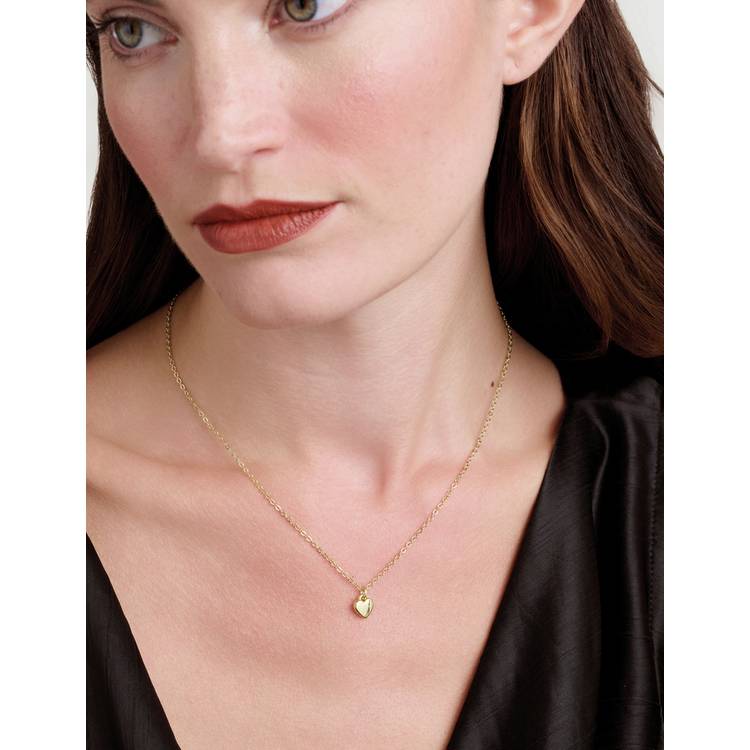 Ted Baker gold tone heart pendant necklace - British product
