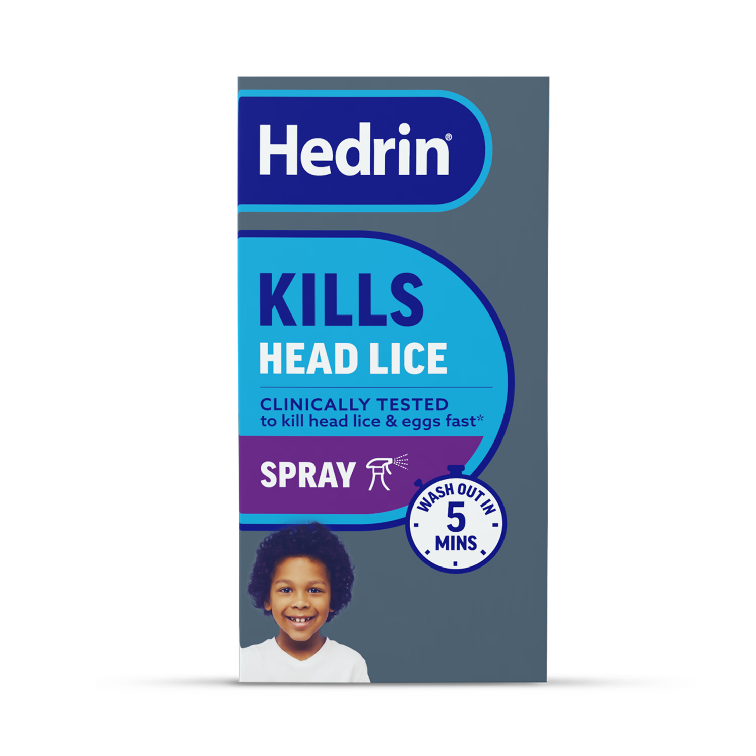 Hedrin Once Spray Gel head lice treatment 100ml (British brand)