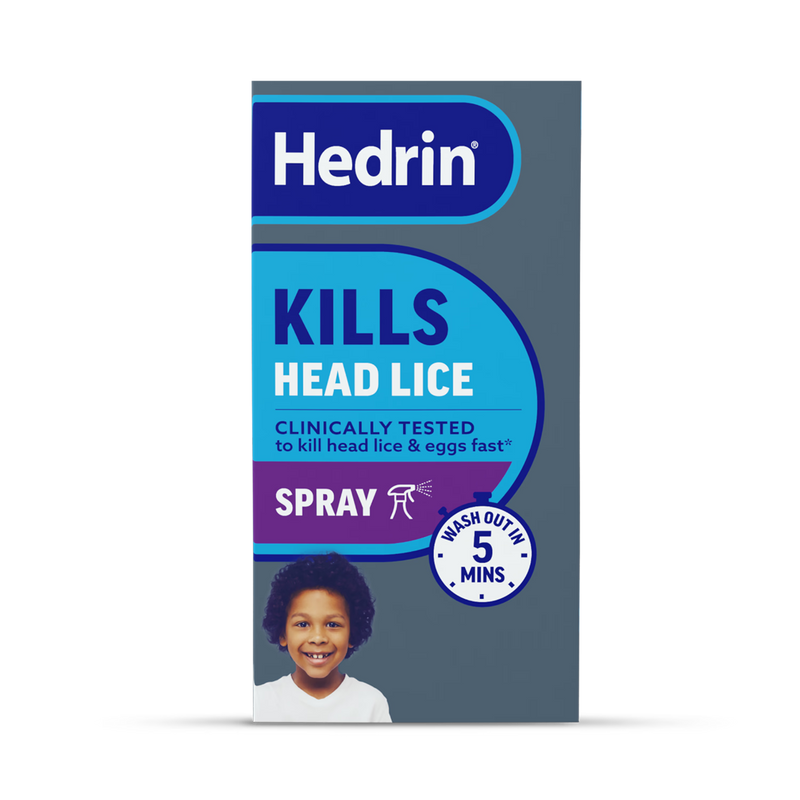 Hedrin Once Spray Gel head lice treatment 100ml (British brand)