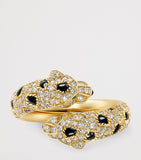 Cartier Panthère de Cartier ring yellow gold diamonds emerald onyx (British brand)