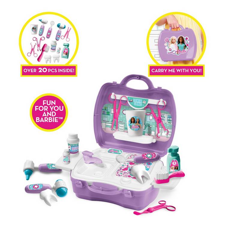 Barbie Dentist Playset with carry case, imported from the UK