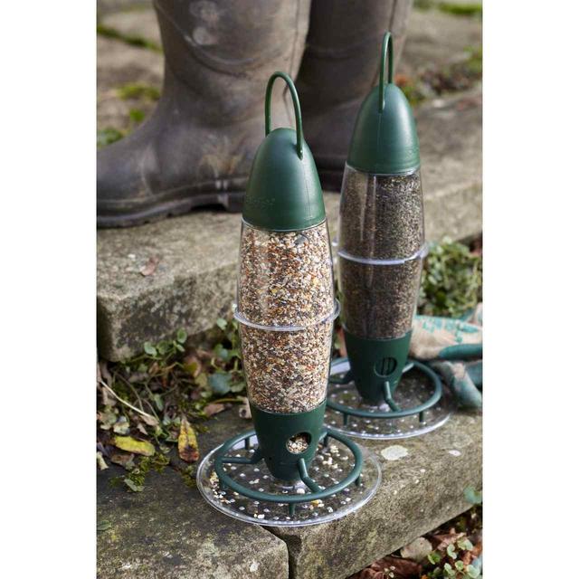 Peckish 3 Port Seed and Nyjer Bird Feeder GOODS M&S   