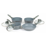 Salter Marblestone 4 piece aluminium pan set, UK version