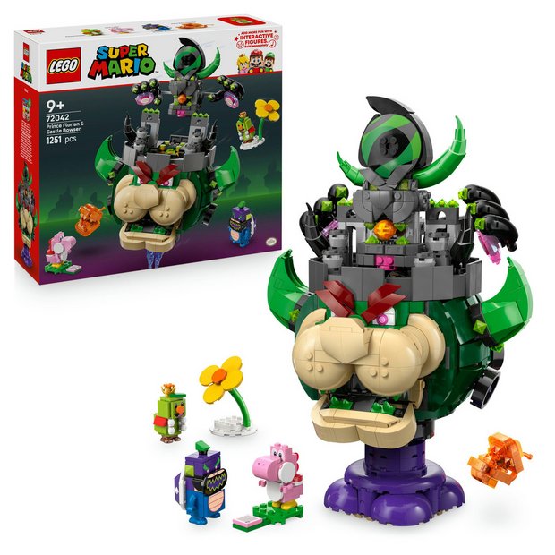 LEGO Super Mario Prince Florian and Castle Bowser set 1251 pieces - British product
