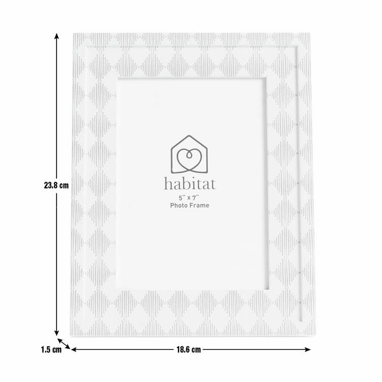 Habitat Harlequin printed blue picture frame 5x7 inch (British brand)