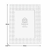Habitat Harlequin printed blue picture frame 5x7 inch (British brand)