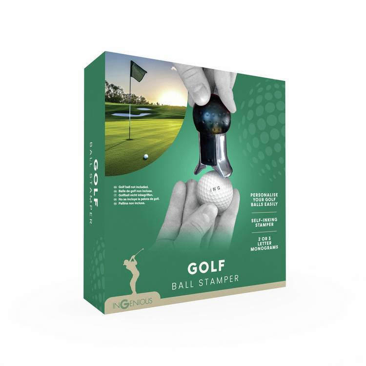 Menkind golf ball monogram stamper - British product