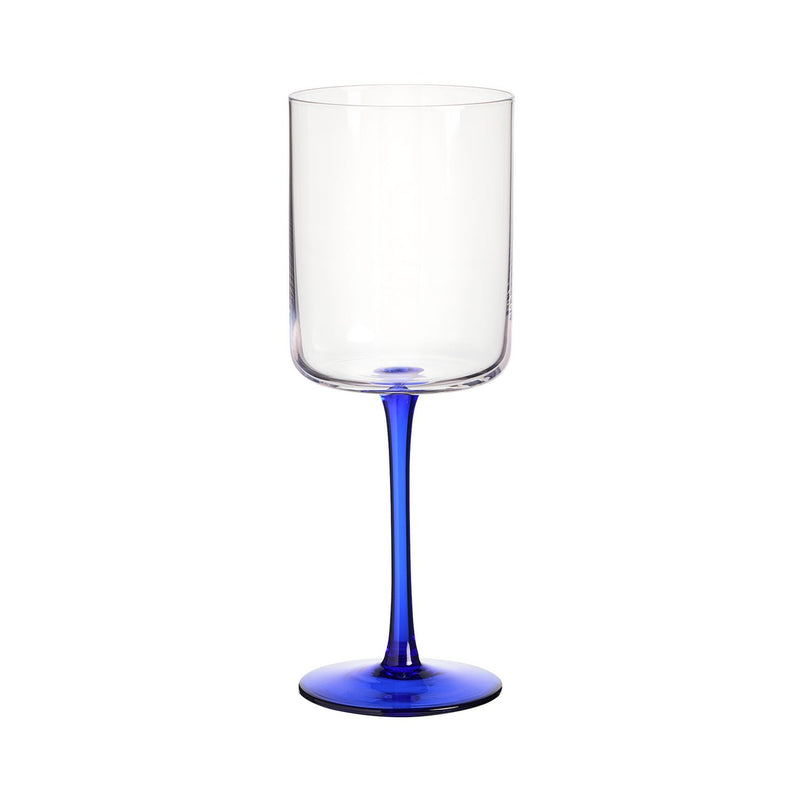 Habitat blue stem wine glasses set of 4, imported from the UK