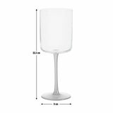 Habitat blue stem wine glasses set of 4, imported from the UK