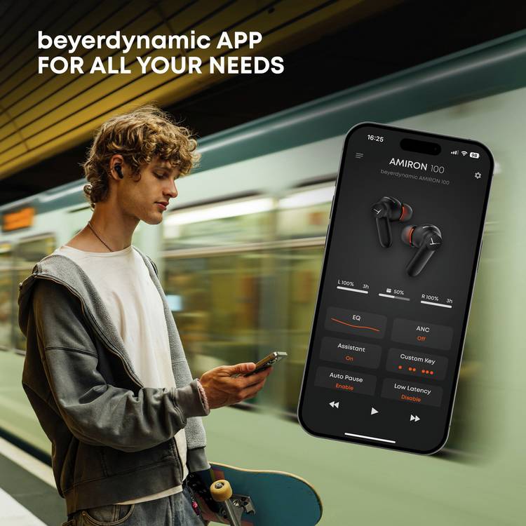 beyerdynamic AMIRON 100 true wireless earbuds black, UK version