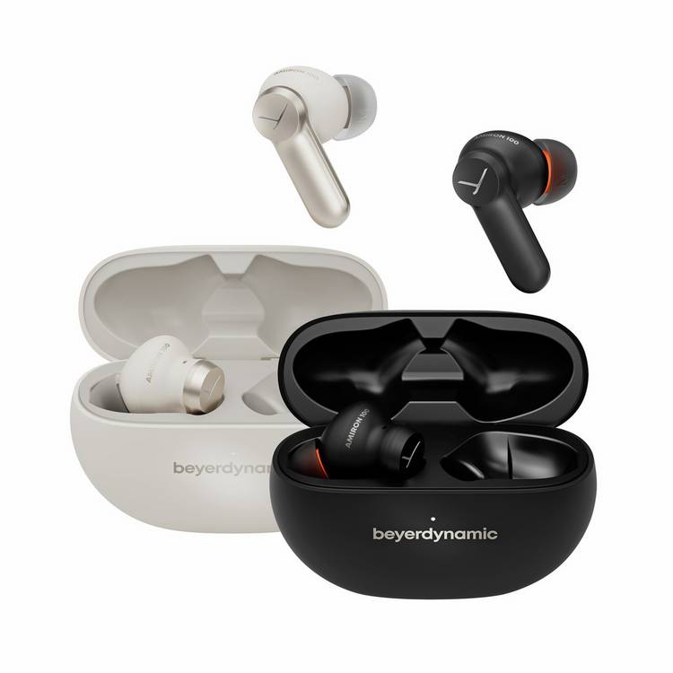beyerdynamic AMIRON 100 true wireless earbuds cream, imported from the UK