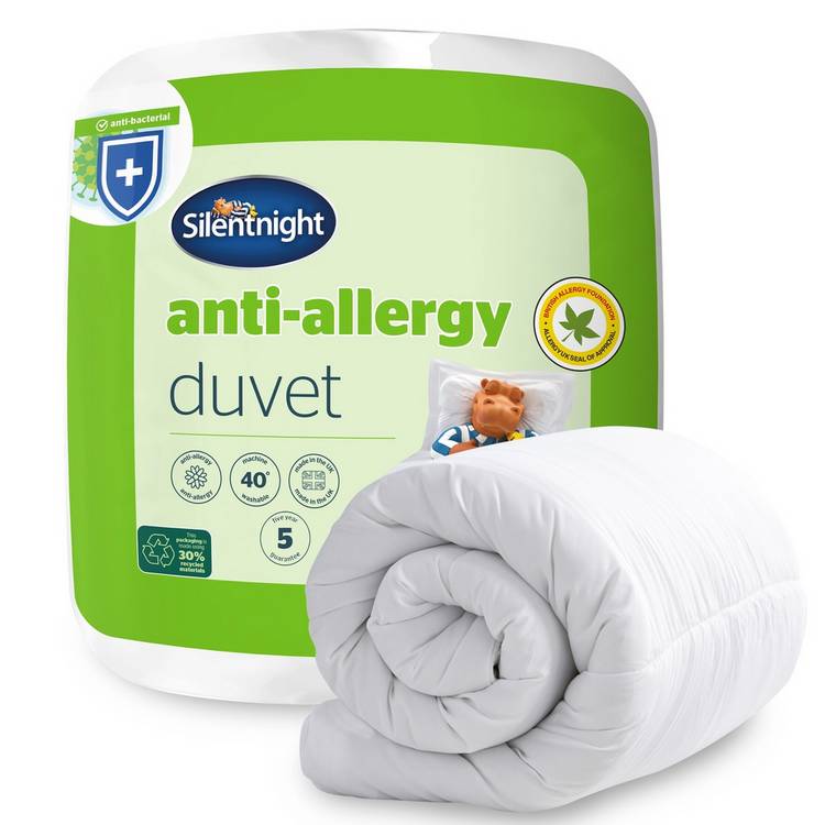 Silentnight Anti Allergy 4.5 Tog Duvet Single (British brand)