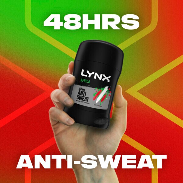 Lynx 48 Hour Anti-Perspirant Stick Deodorant Africa 50ml GOODS Superdrug   