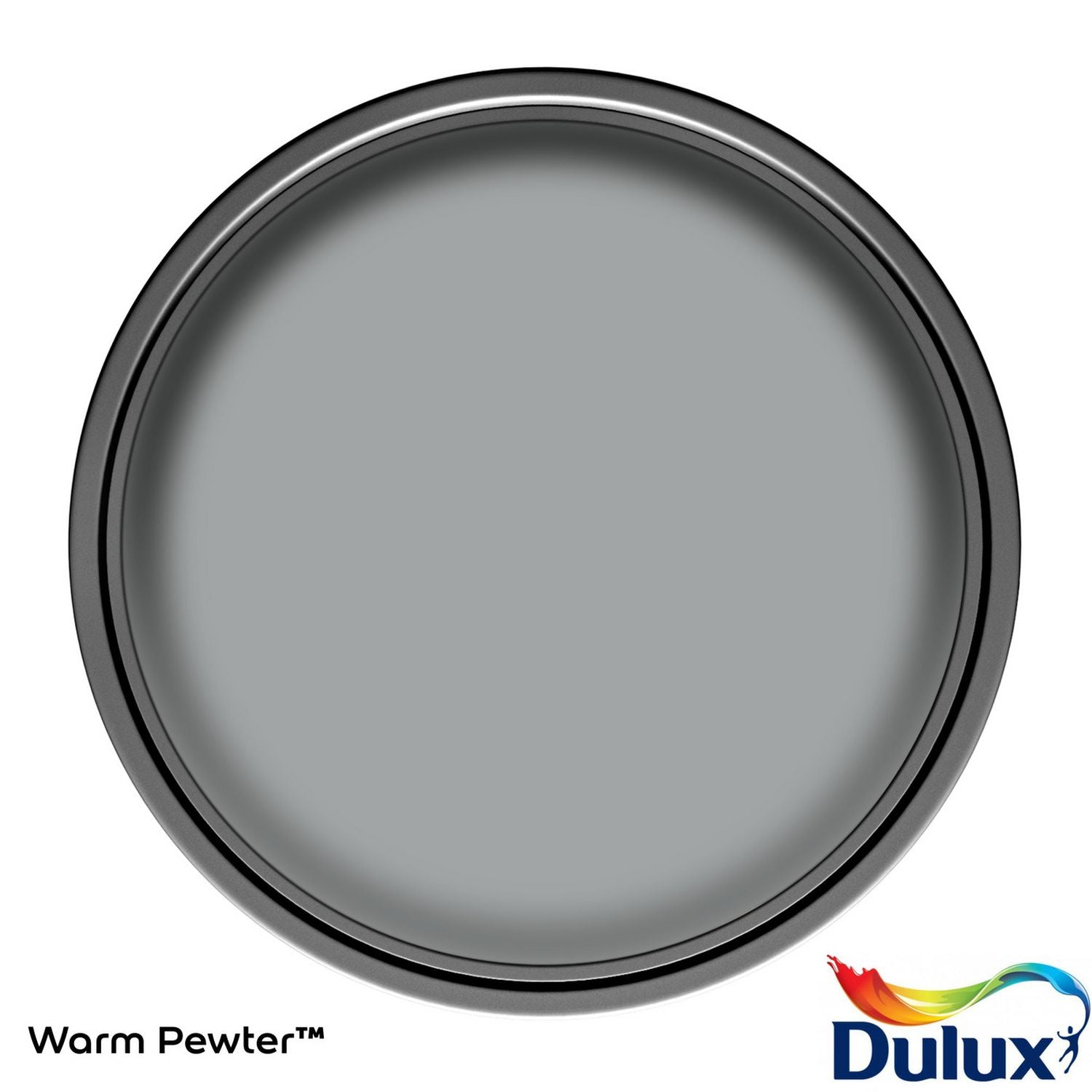 Dulux matt paint Warm Pewter 2.5L, imported from the UK