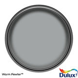 Dulux matt paint Warm Pewter 2.5L, imported from the UK