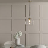 Habitat Coleman brass pendant light 30cm, imported from the UK