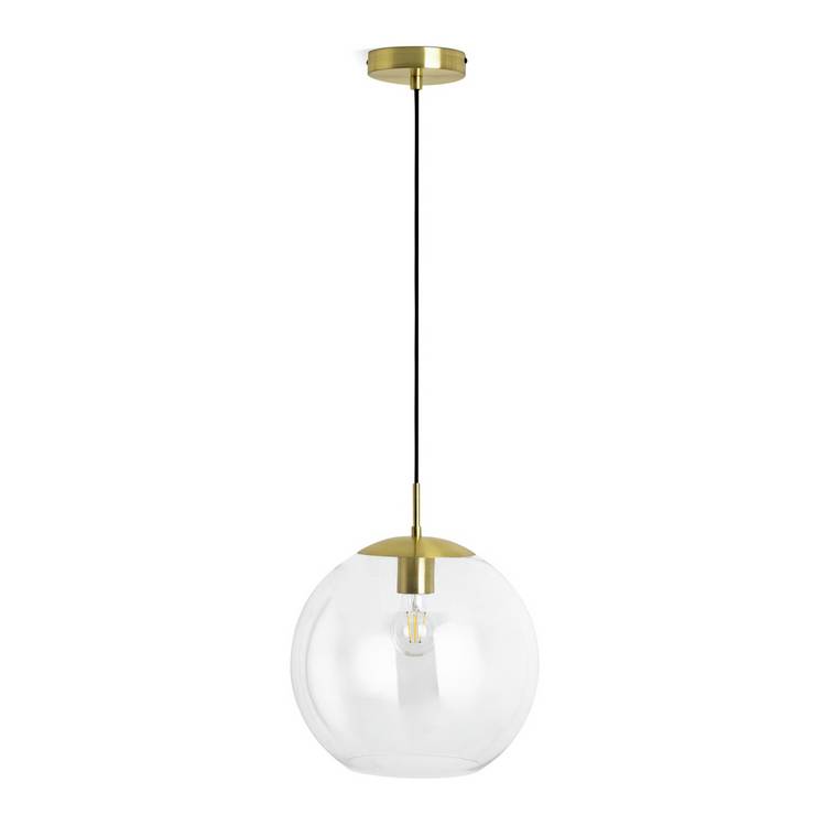 Habitat Coleman brass pendant light 30cm, imported from the UK