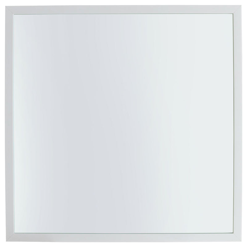 Home Essentials wall mirror white square 55x55cm, UK version
