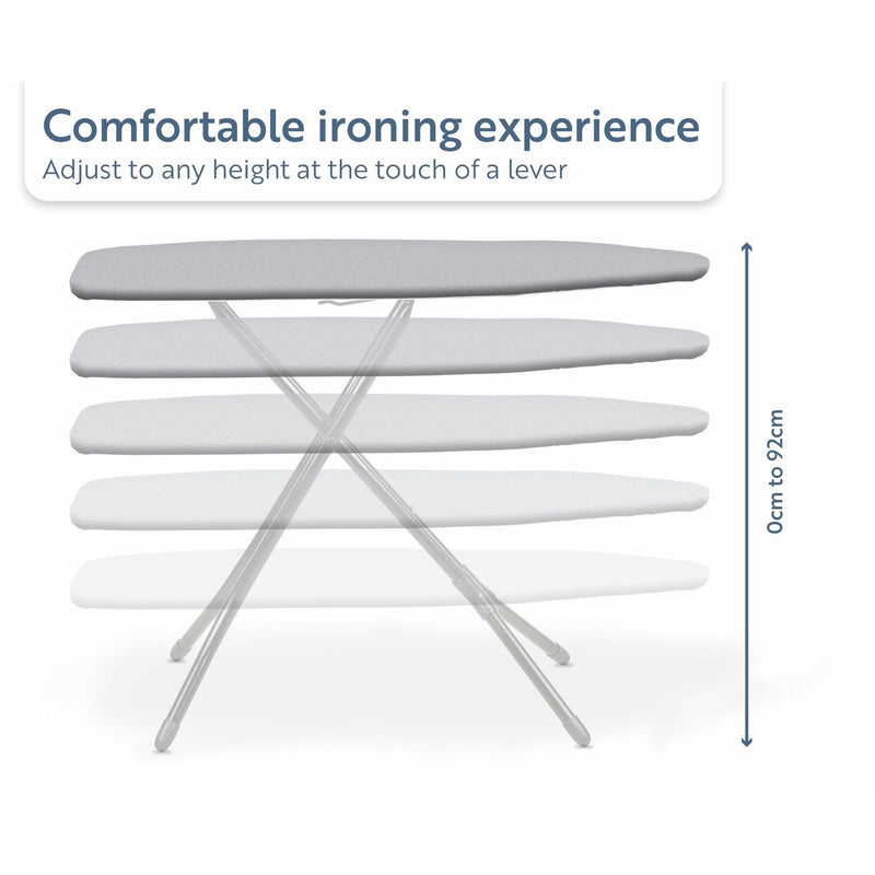 Minky Ergo Prozone ironing board 122x38cm - British product