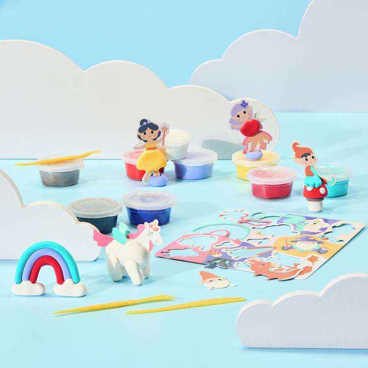 Chad Valley fairy drying clay set with tools, imported from the UK