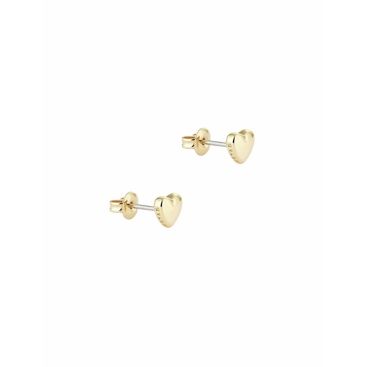 Ted Baker tiny heart stud earrings gold tone jewellery imported from the UK