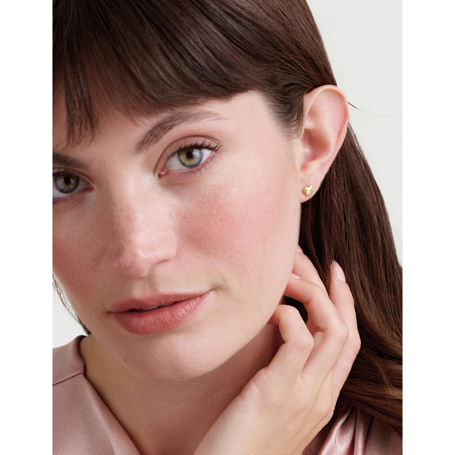 Ted Baker tiny heart stud earrings gold tone jewellery imported from the UK