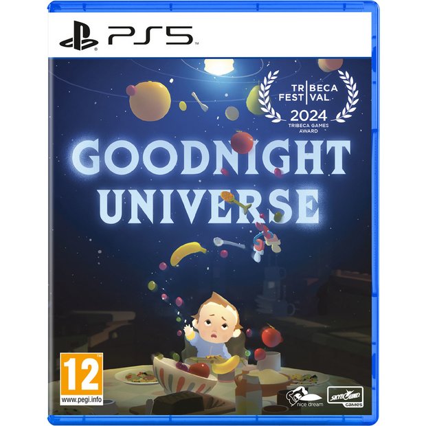 Goodnight Universe PS5 game disc cover, imported from the UK