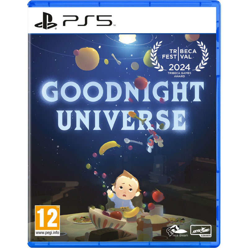 Goodnight Universe PS5 game disc cover, imported from the UK