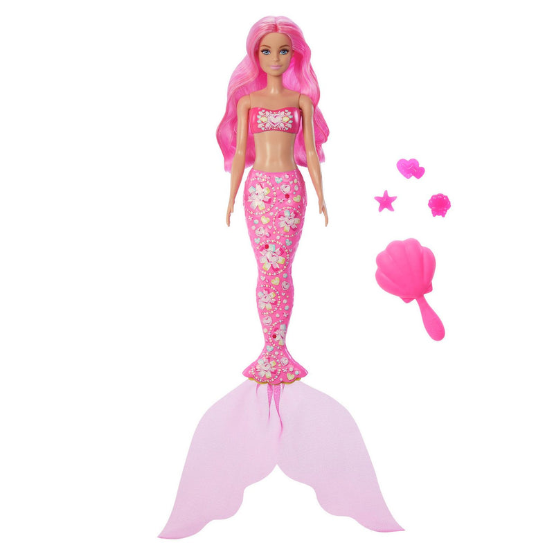 Barbie Colour Reveal Mermaid Gems Doll 32cm (British brand)